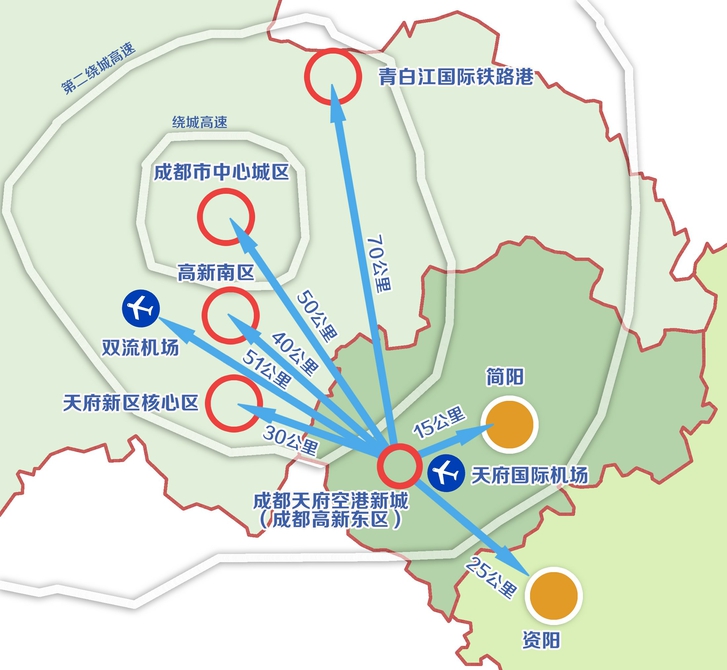 4月1日起 成都高新区正式托管简阳12个乡镇(图1)