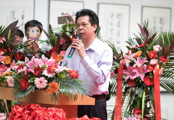 “翰墨情缘 畅写人生——谢金龙书法展”在京开幕(图5)