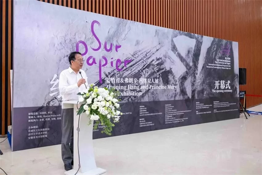 纸上 Sur Papier——姜竹青&弗朗辛·穆里双人展在芜湖市博物馆盛大开幕(图2) 纸上 Sur Papier——姜竹青&弗朗辛·穆里双人展在芜湖市博物馆盛大开幕(图2)