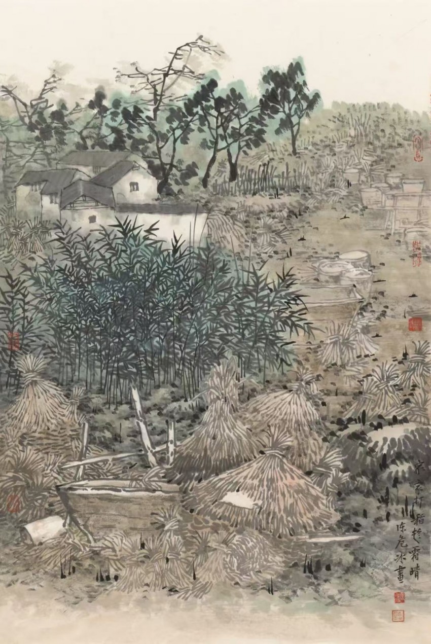 北京画院美术馆：回归自然 独抒灵性——陈危冰田园诗意画展(图17)