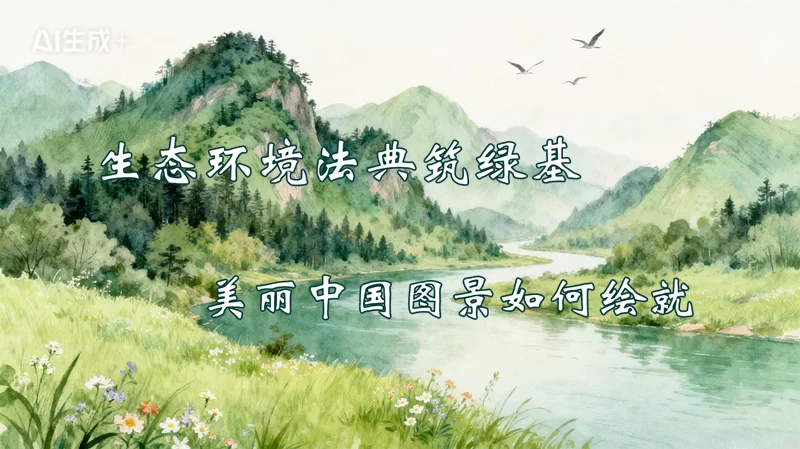 两会观察丨生态环境法典筑绿基,美丽中国图景如何绘就?